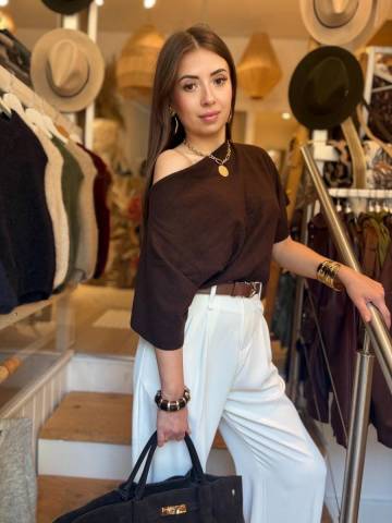 Pull Sarah Chocolat
