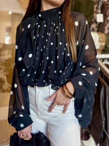 Blouse  pois 