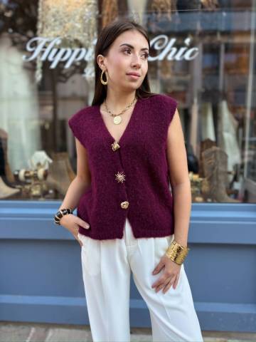 Gilet Soleil - Bordeaux