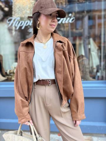 Veste sudine - Camel