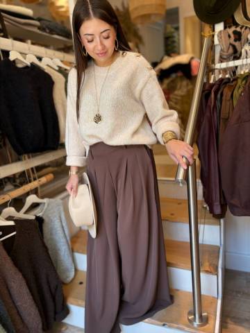 Pull Coquillage - cru