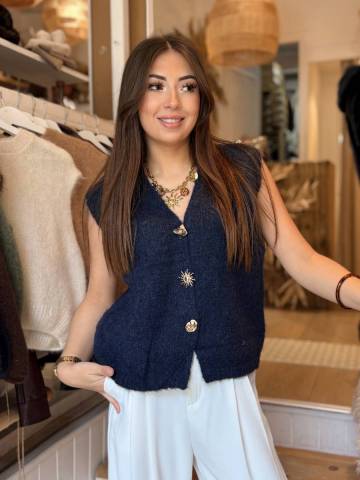 Gilet Soleil - Bleu Marine