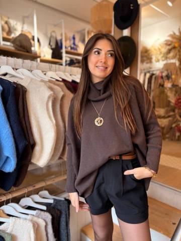 Pull Erika - Chocolat