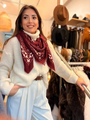 Foulard Bordeaux